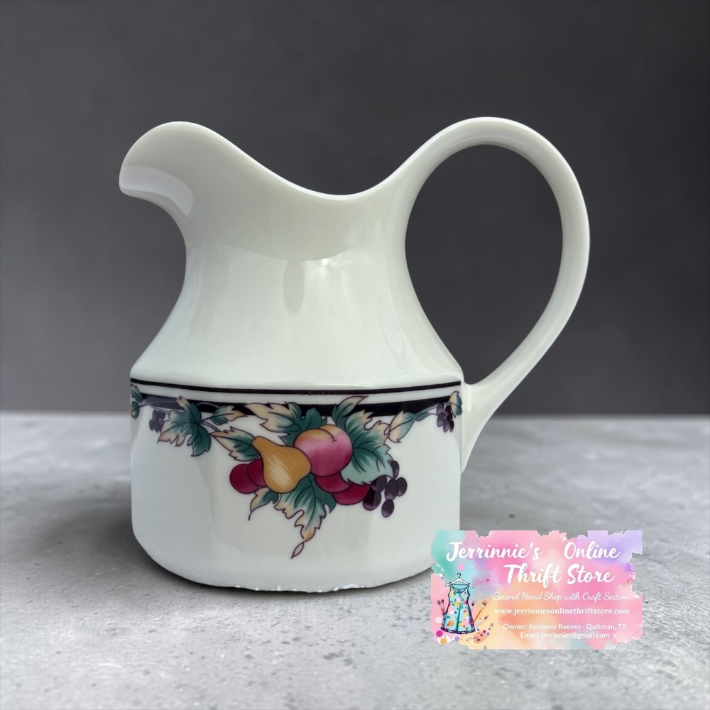 Royal Doulton Autumns Glory Creamer Pitcher Fine China LS 1086 Fruit Harvest
